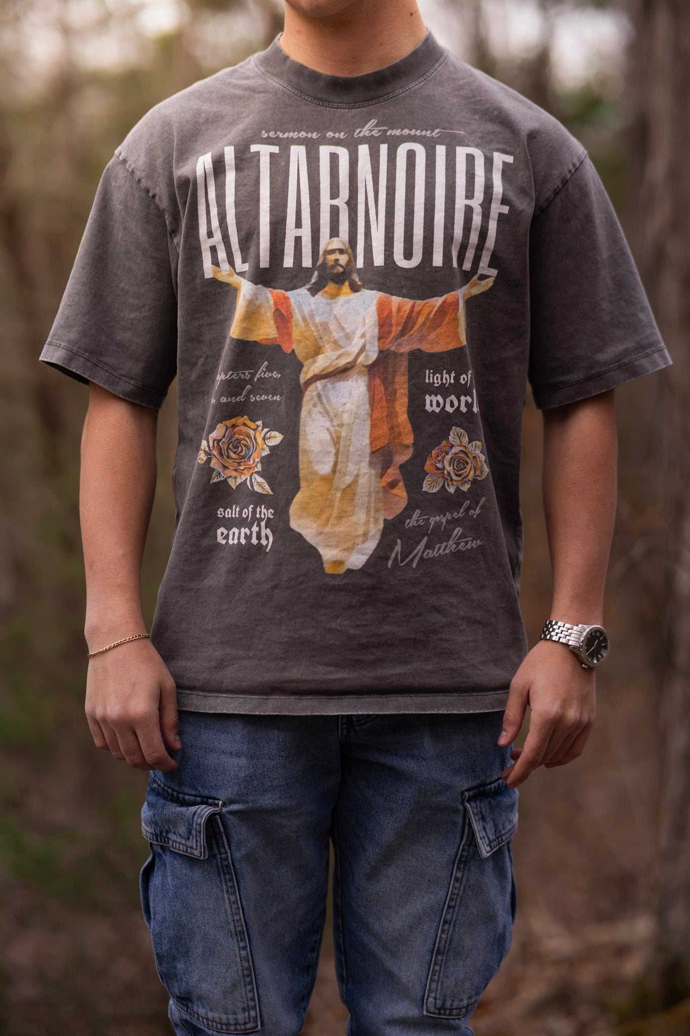 The "Sermon on the Mount" Tee (Olivet Gray)