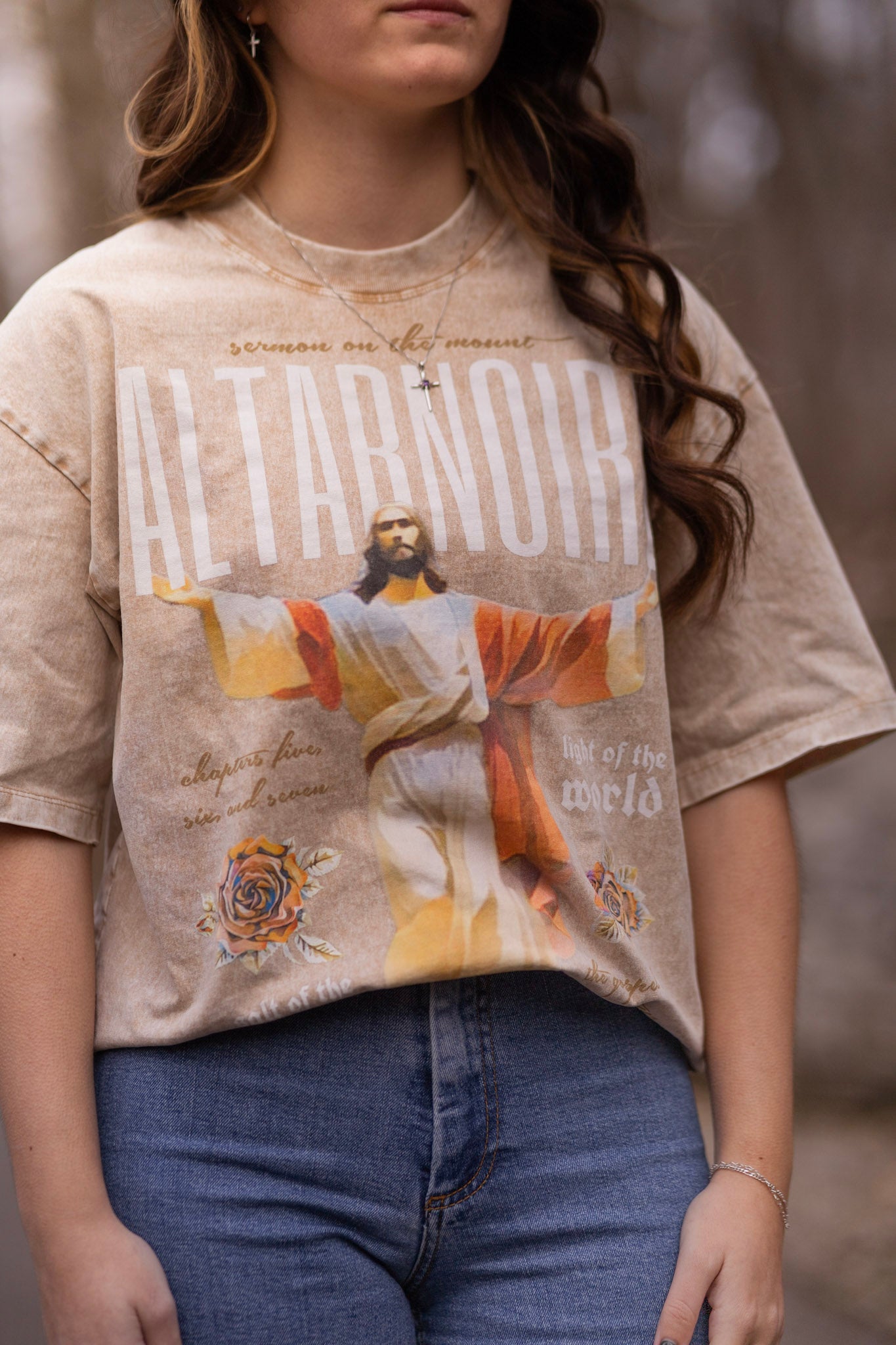 The "Sermon on the Mount" Tee (Galilee Khaki)