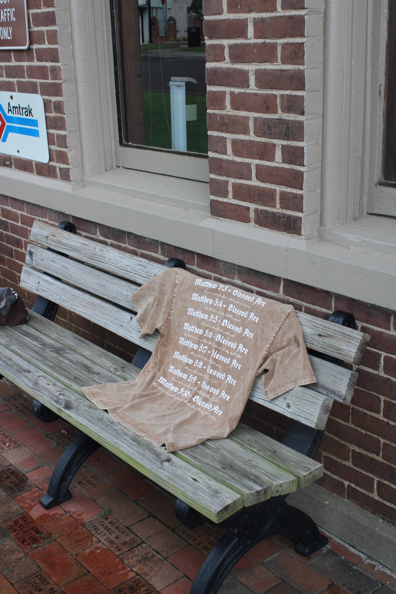 Sermon on the Mount Snow-Washed Cotton Tee (Brown)
