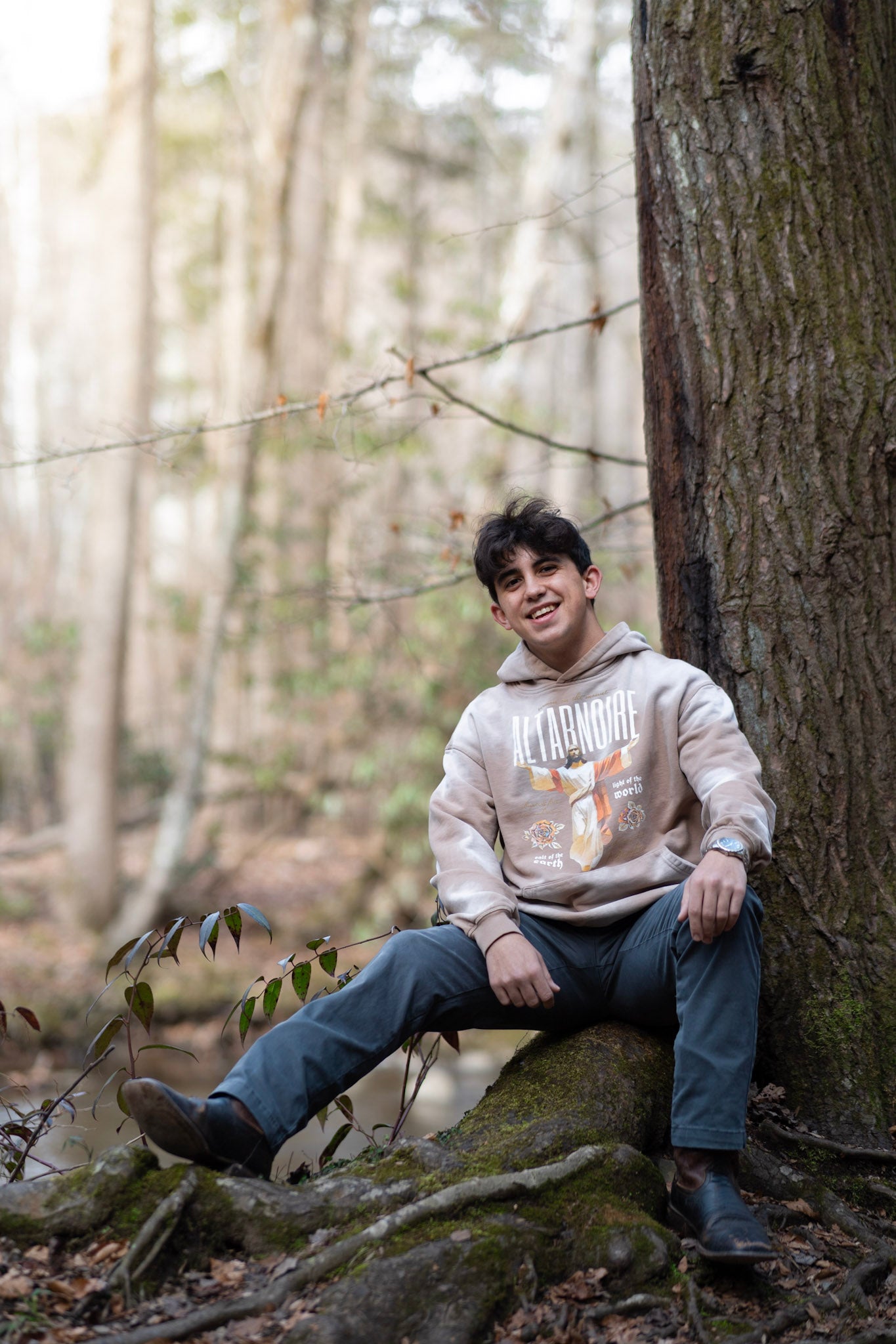 The "Sermon on the Mount" Sweatshirt (Galilee Khaki)