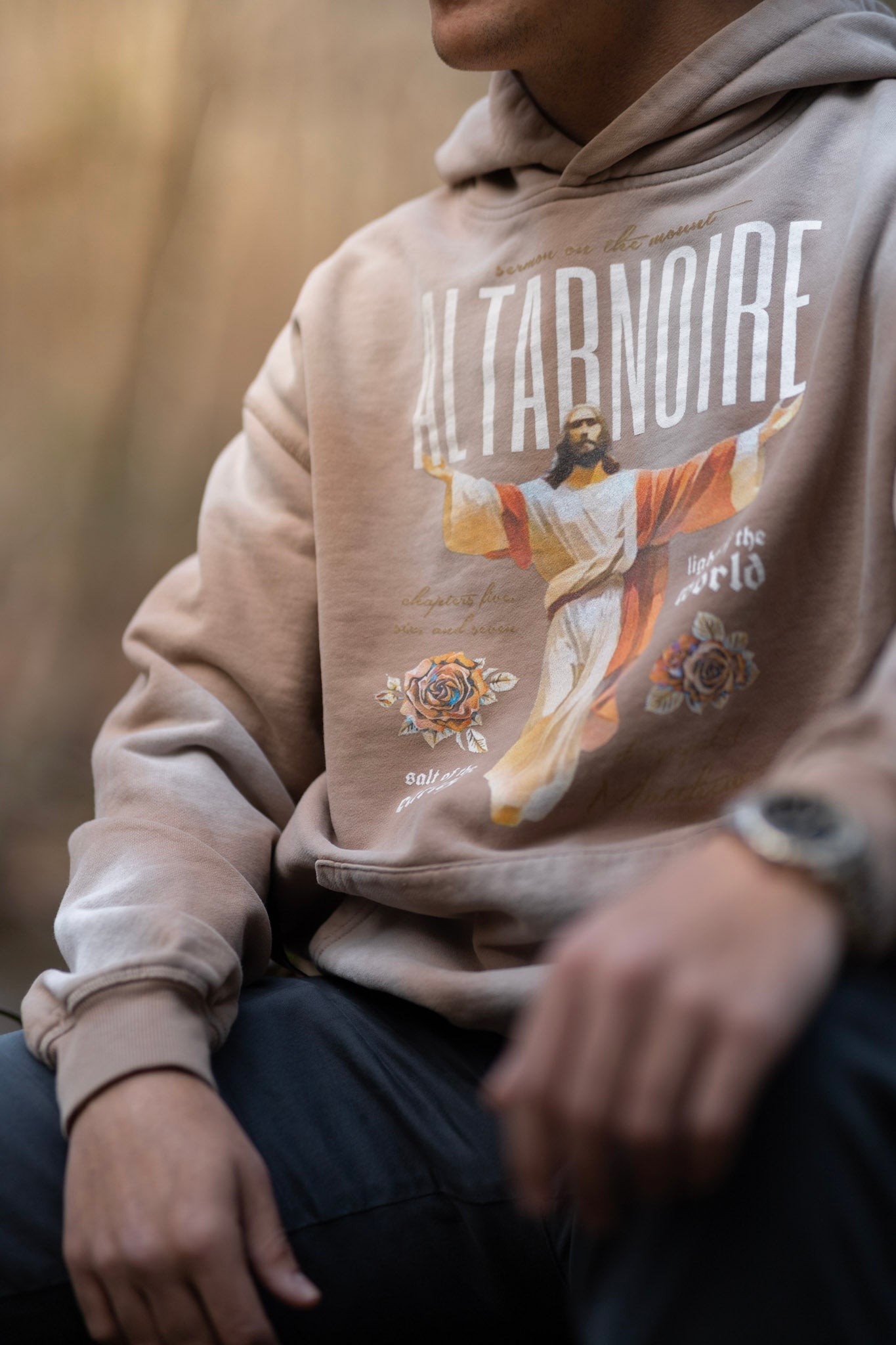 The "Sermon on the Mount" Sweatshirt (Galilee Khaki)