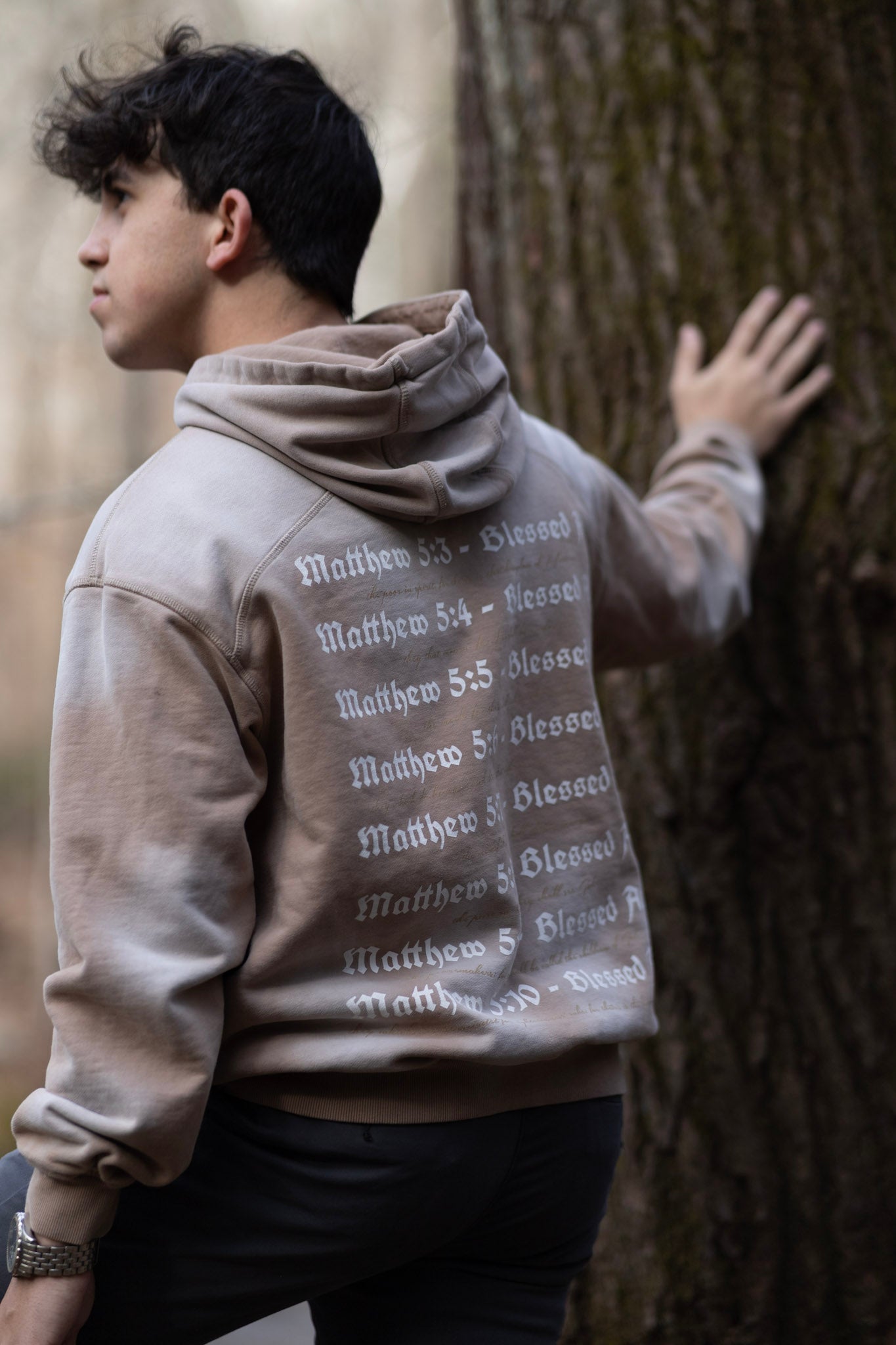 The "Sermon on the Mount" Sweatshirt (Galilee Khaki)