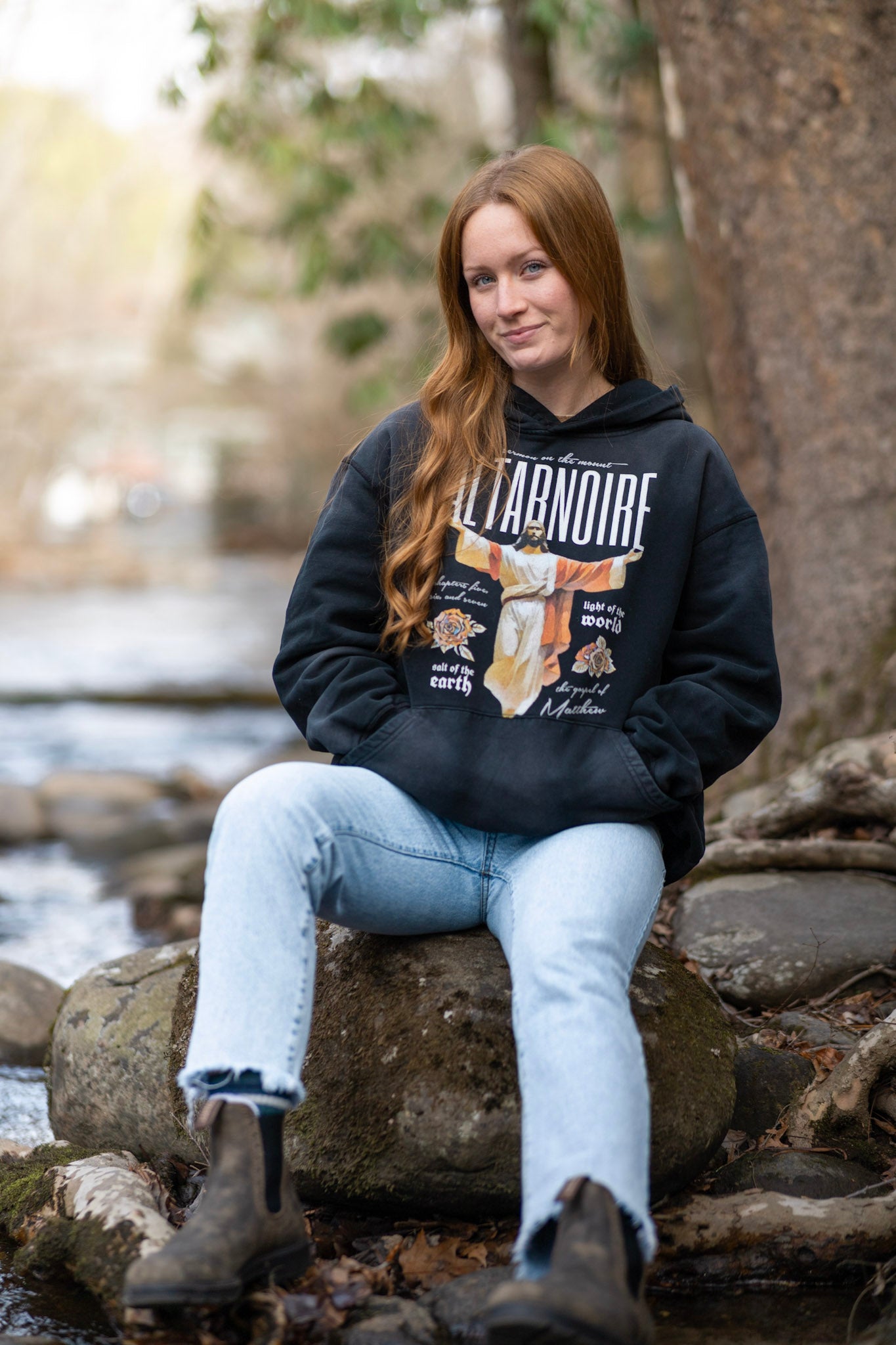 The "Sermon on the Mount" Sweatshirt (Olivet Black)