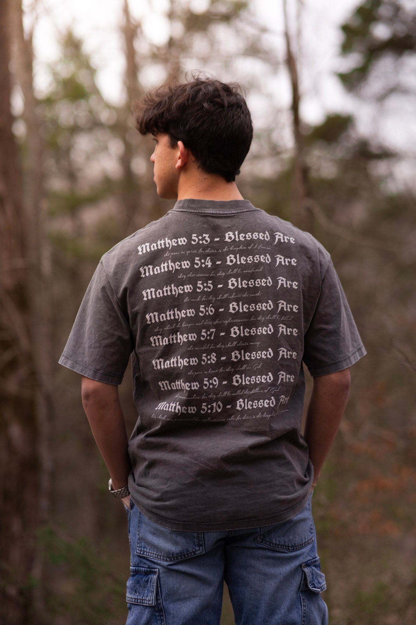 The "Sermon on the Mount" Tee (Olivet Gray)