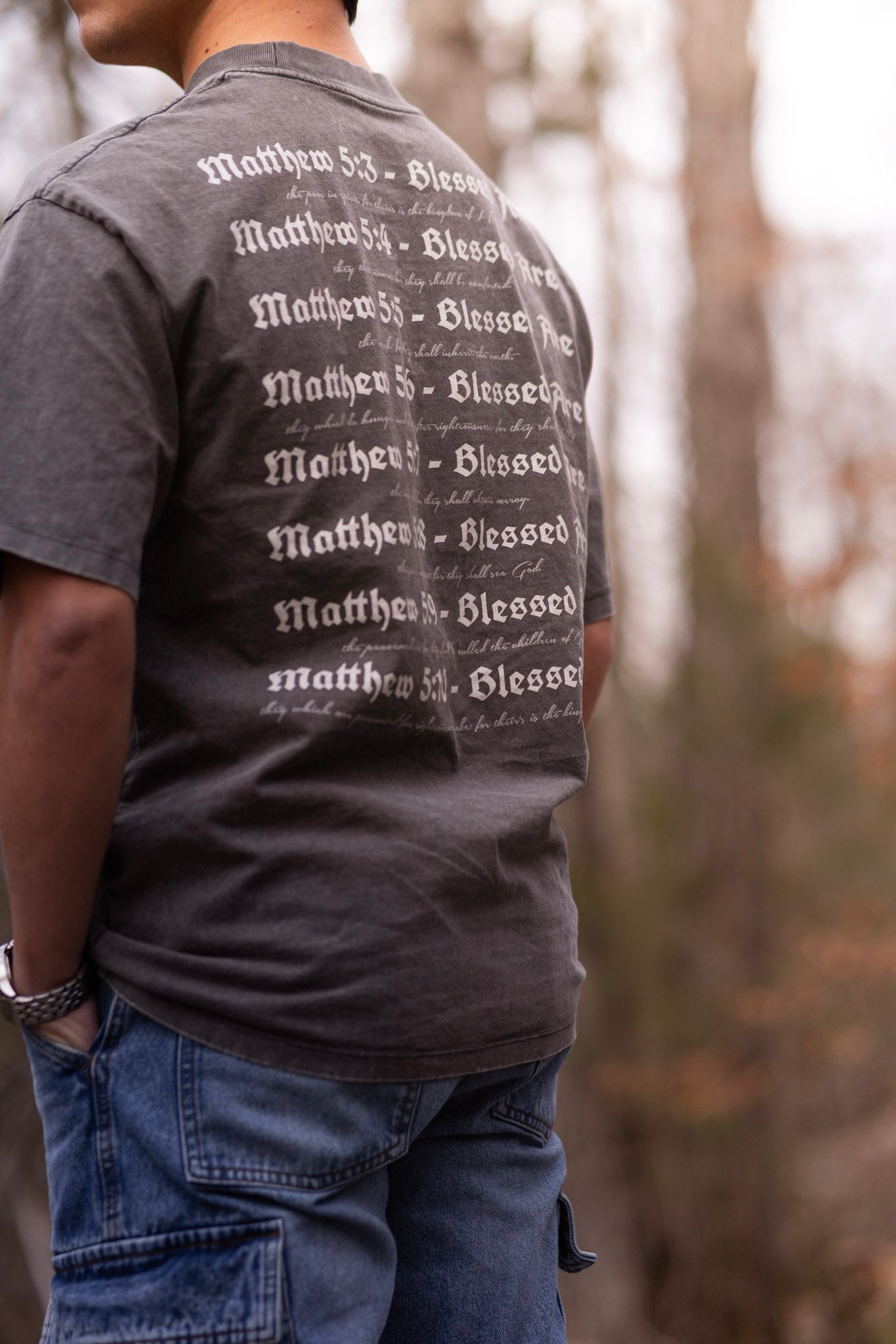 The "Sermon on the Mount" Tee (Olivet Gray)