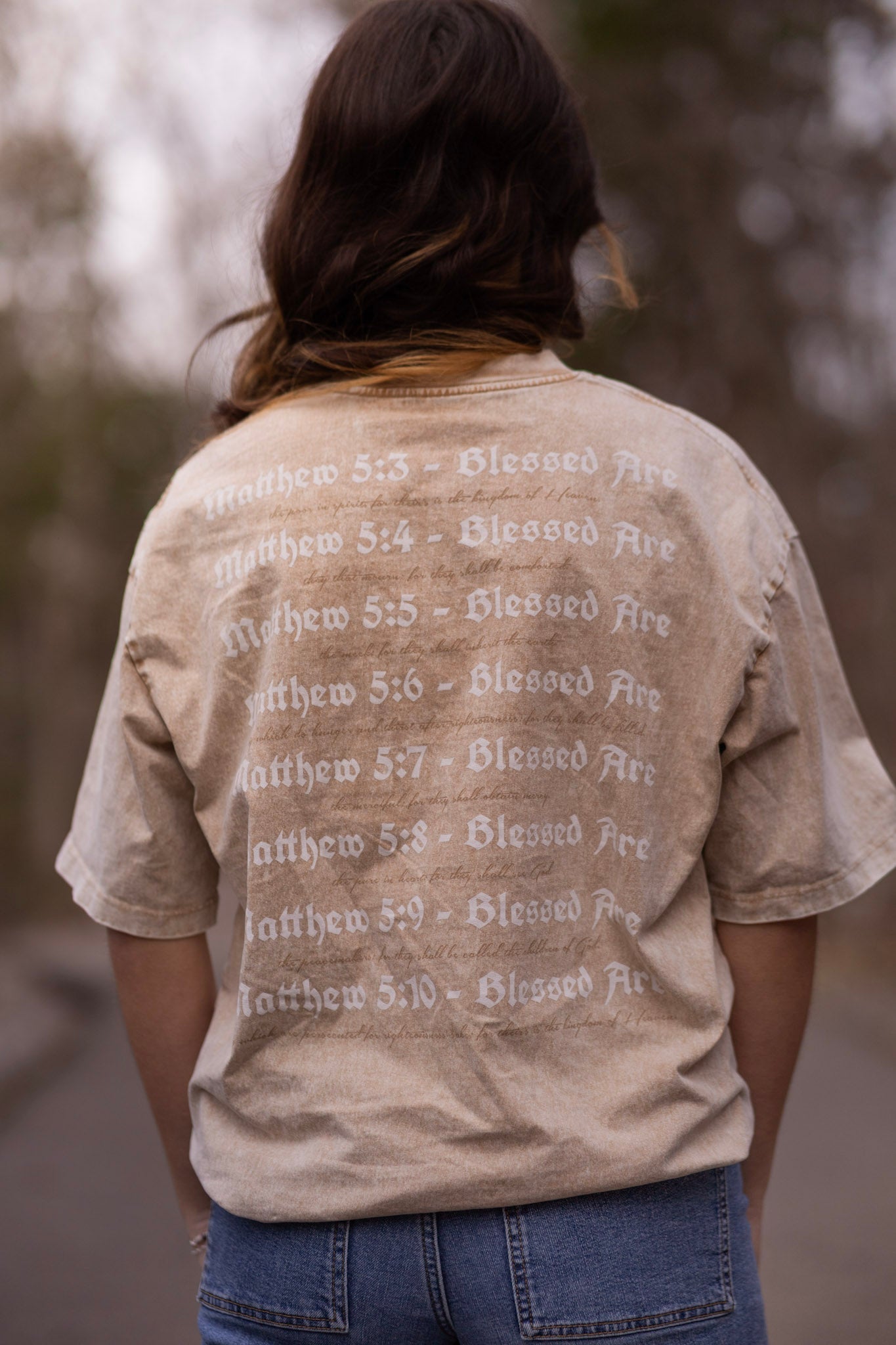 The "Sermon on the Mount" Tee (Galilee Khaki)