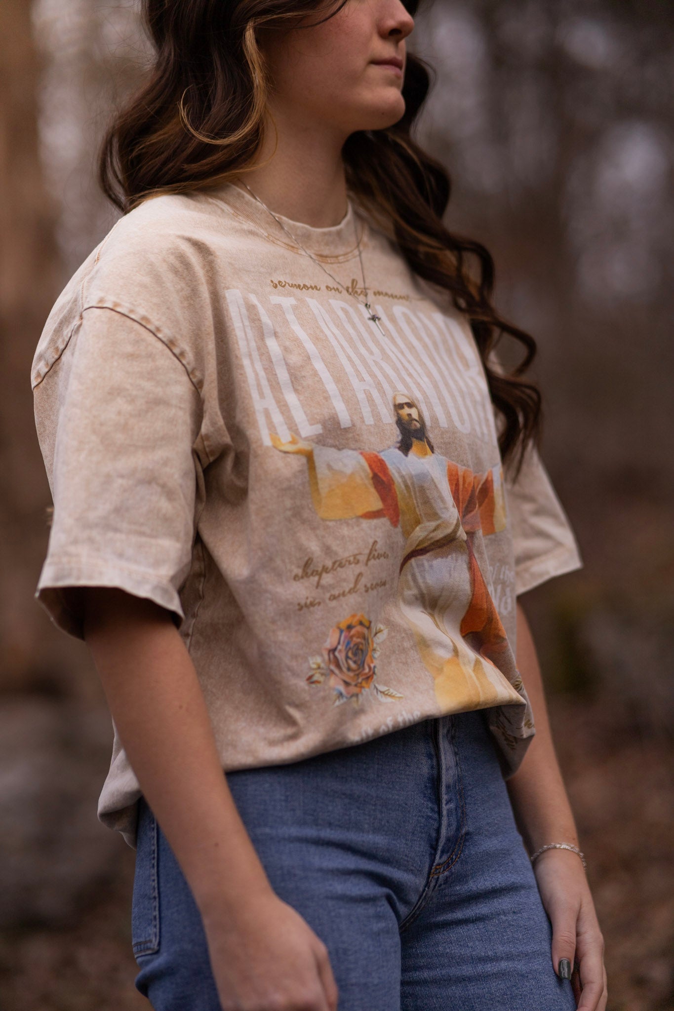 The "Sermon on the Mount" Tee (Galilee Khaki)